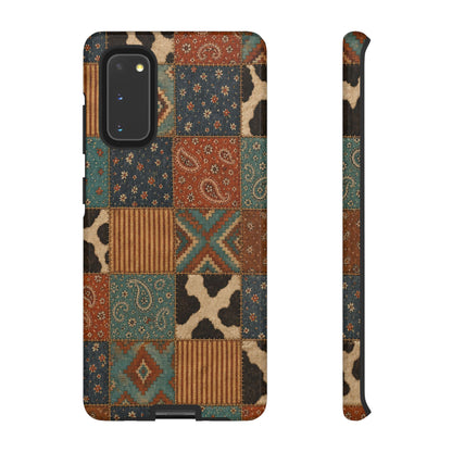 Turquoise Patchwork Tough Case