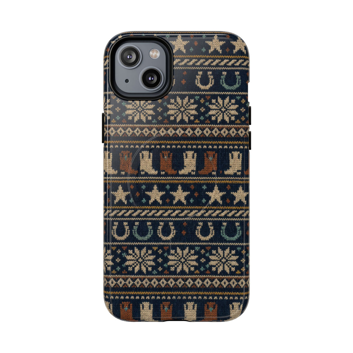 Fair Isle Boots Magnetic Case