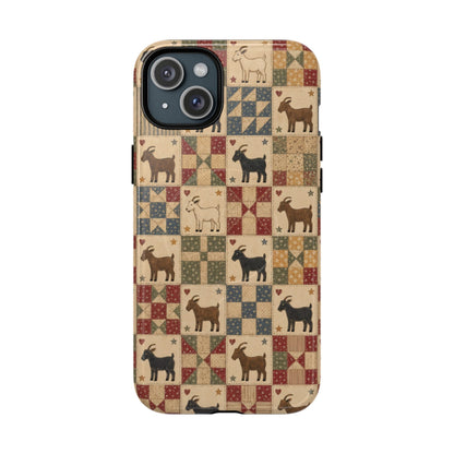 Goat Quilt Magnetic Case