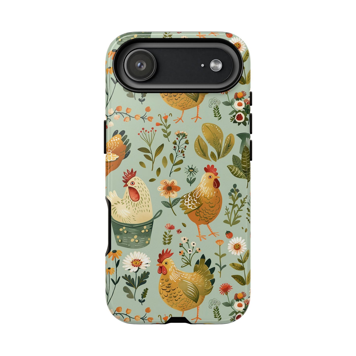 Garden Chickens Tough Phone Case