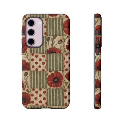 Poppy Patchwork Tough Case