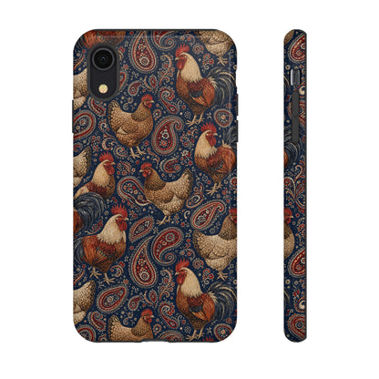 Patriotic Paisley Chickens Tough Case