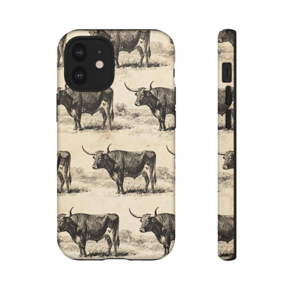 Vintage Longhorns Tough Case