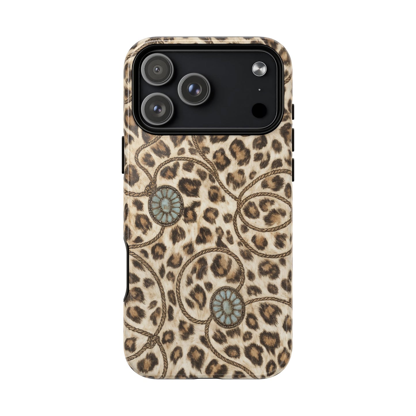 Leopard Rope Conchos Magnetic Case