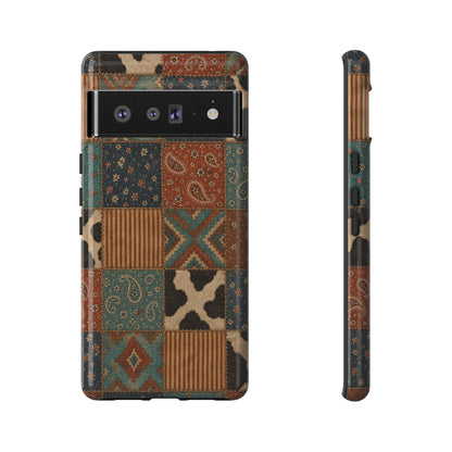 Turquoise Patchwork Tough Case