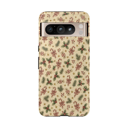Candy Cane Gingham Tough Case