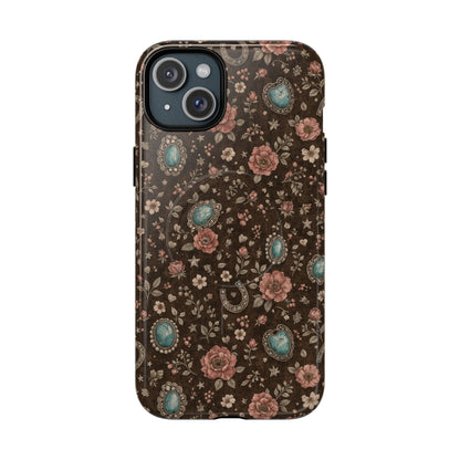 Turquoise Roses Magnetic Case