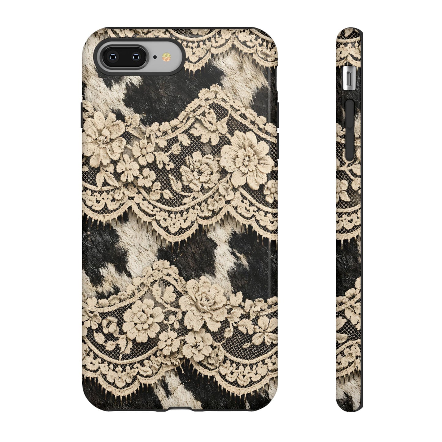 Cowhide Lace Tough Case