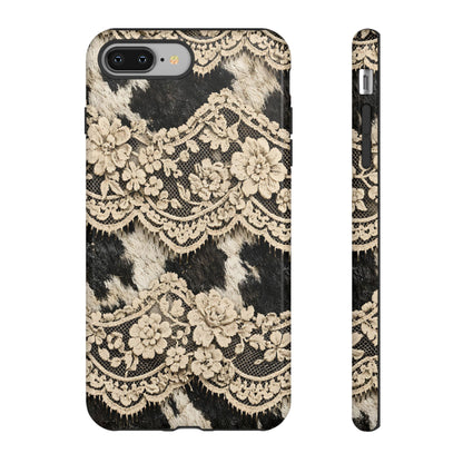 Cowhide Lace Tough Case