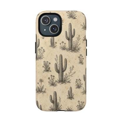 Cactus Sketch Magnetic Case