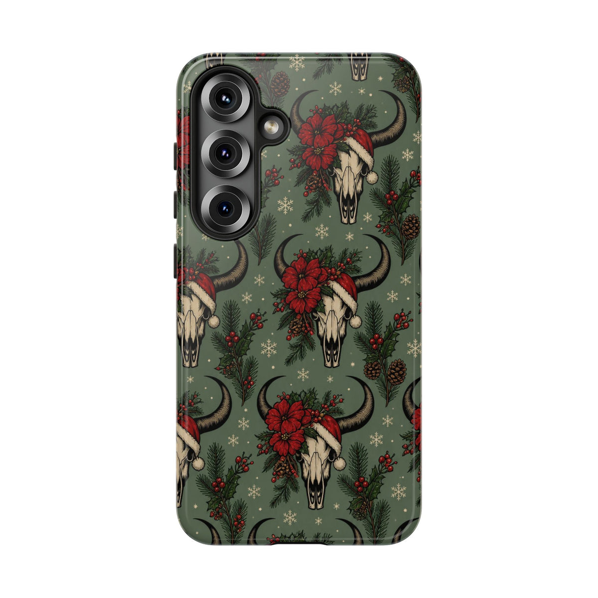 Santa Bull Skulls Tough Case