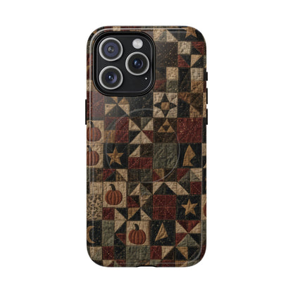 Pumpkin Patchwork Magnetic Case