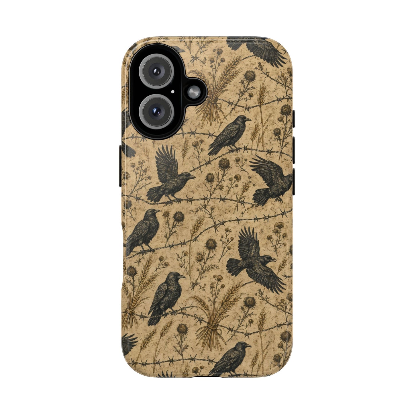 Crow Wheat Barbwire Tough Case