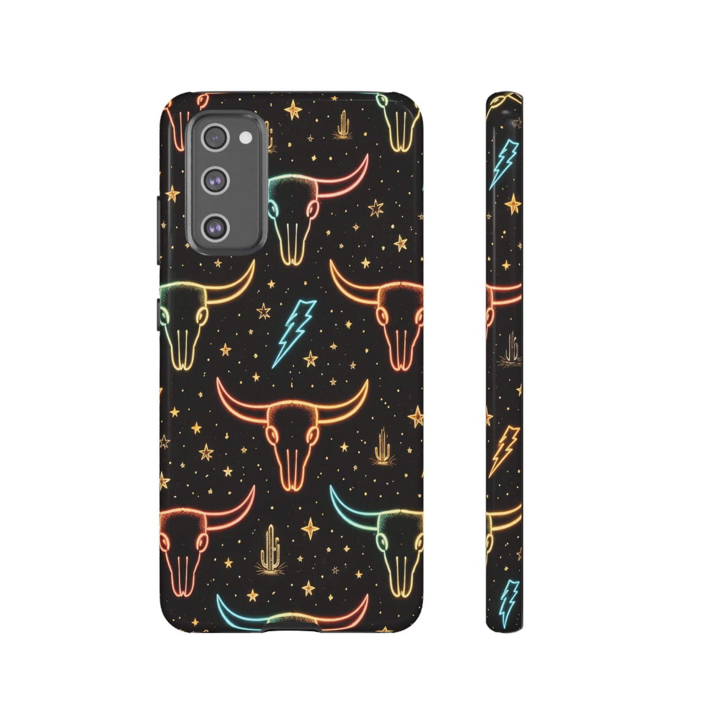 Neon Longhorns Tough Case
