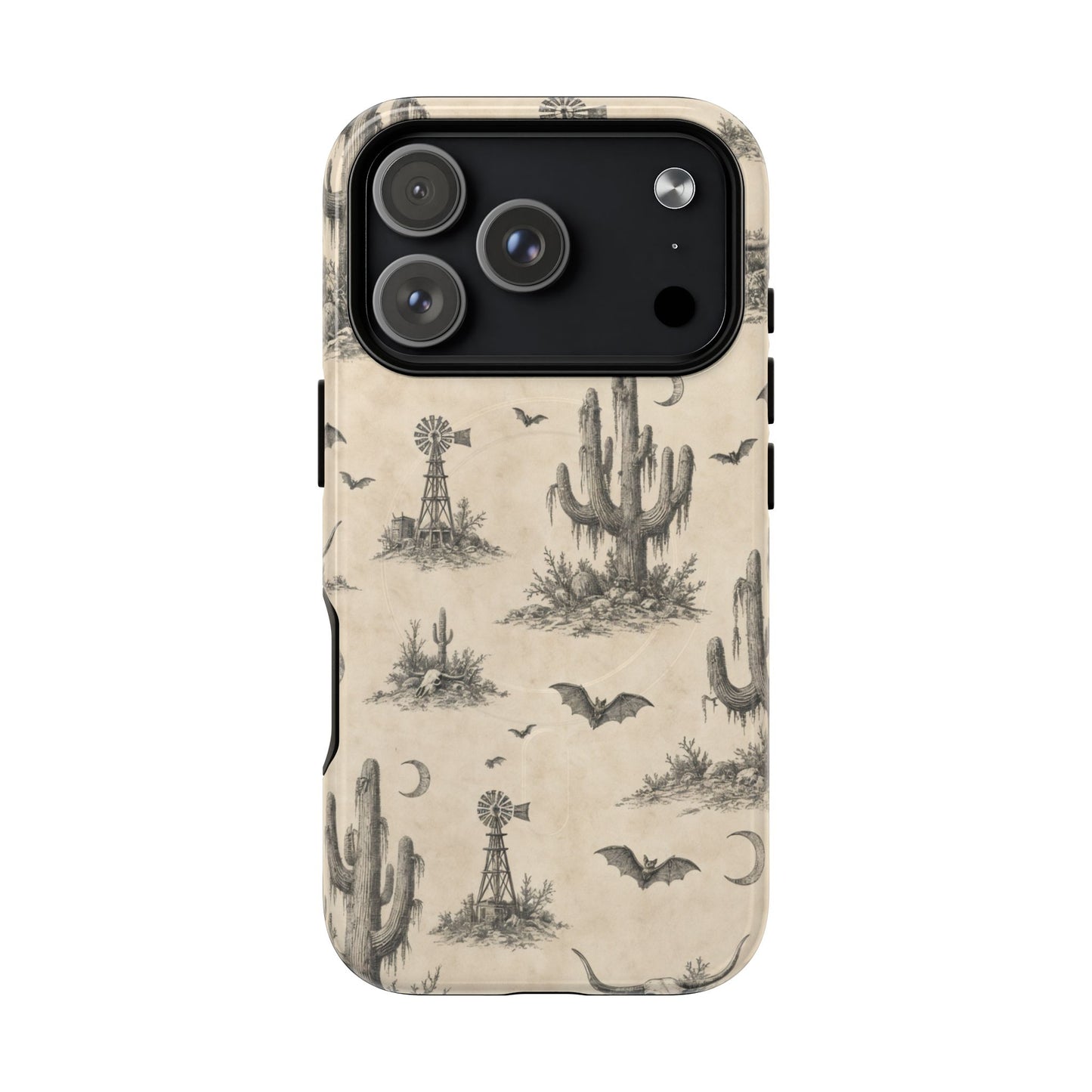 Spooky Desert Toile Magnetic Case