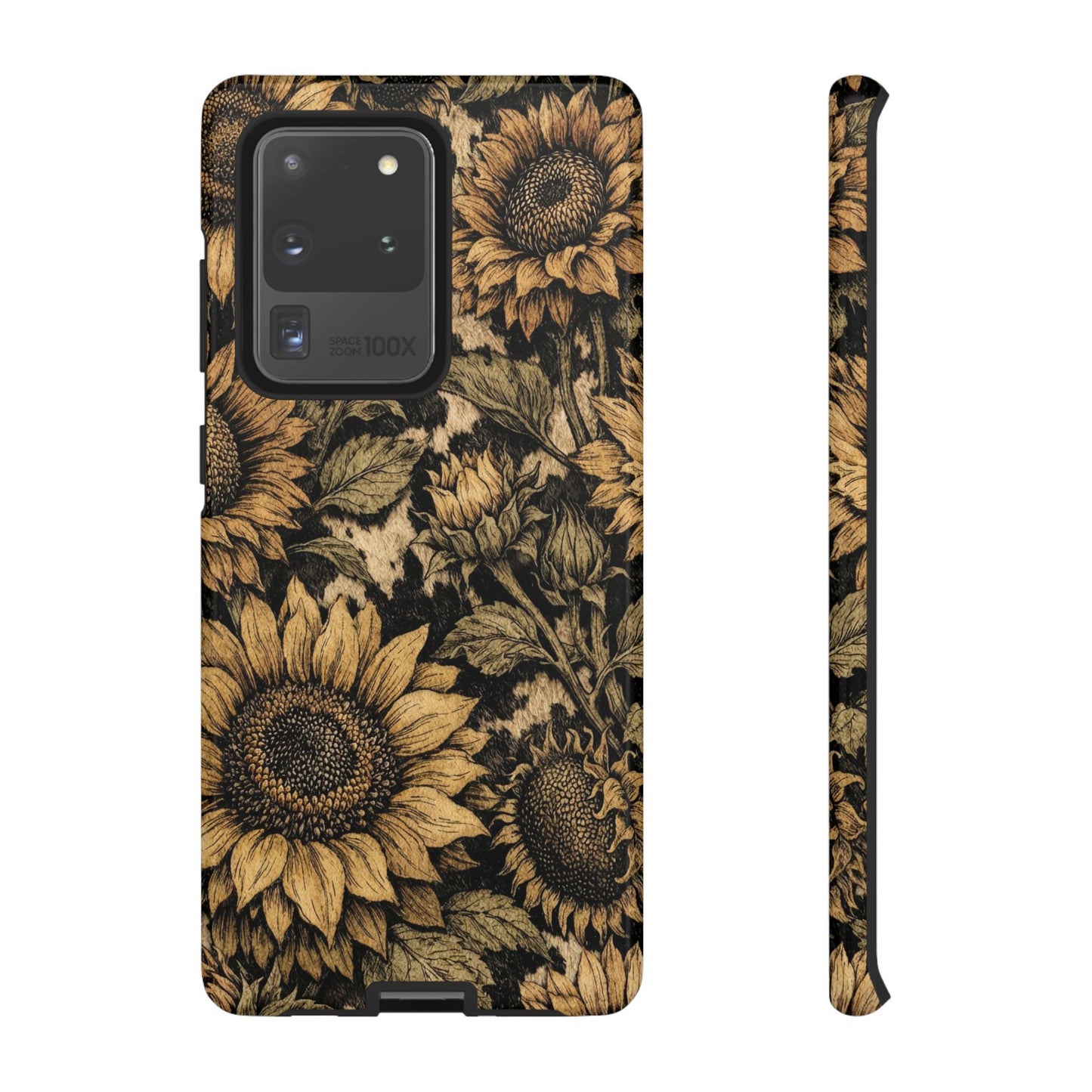 Cowhide Sunflowers Tough Case
