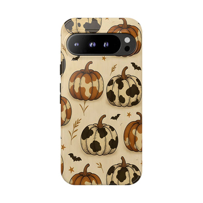 Cowhide Pumpkins Tough Phone Case