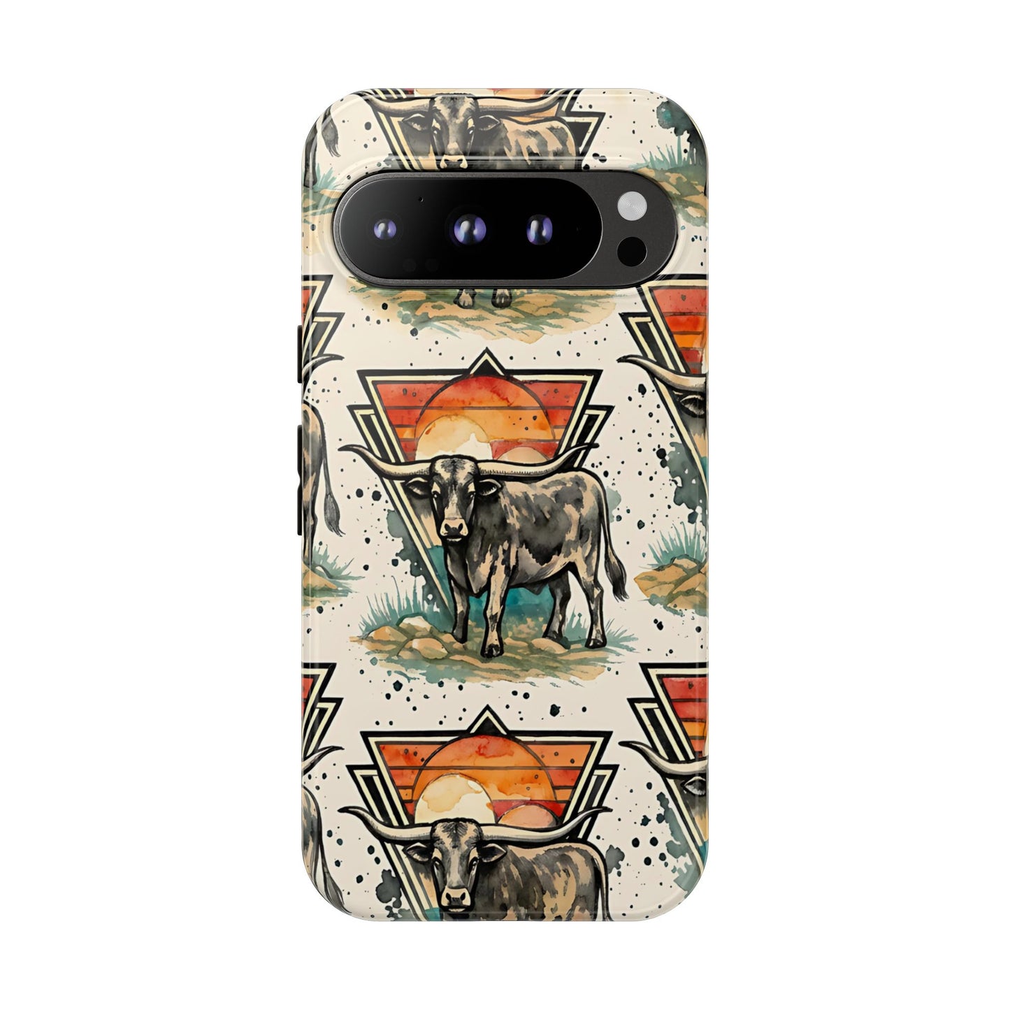 Retro Longhorn Tough Case