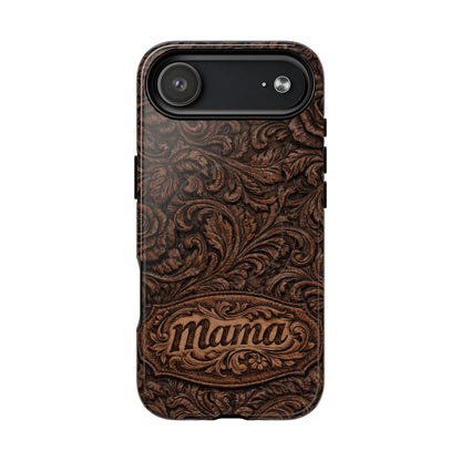 Carved Floral Mama Magnetic Case