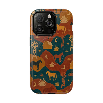 Ranch Horses Magnetic Case