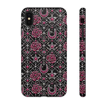 Rhinestone Rose Tough Case