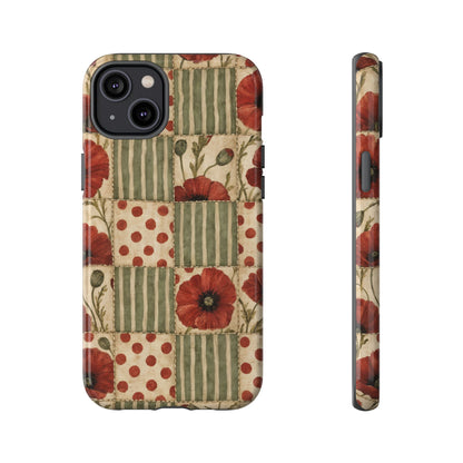 Poppy Patchwork Tough Case