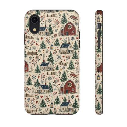 Snowy Farmstead Tough Case