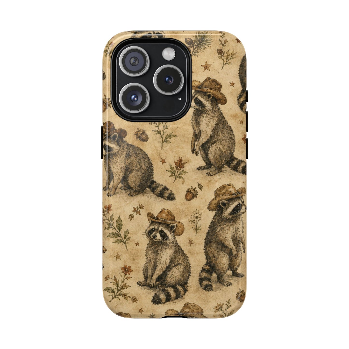 Painted Raccoon Magnetic Case