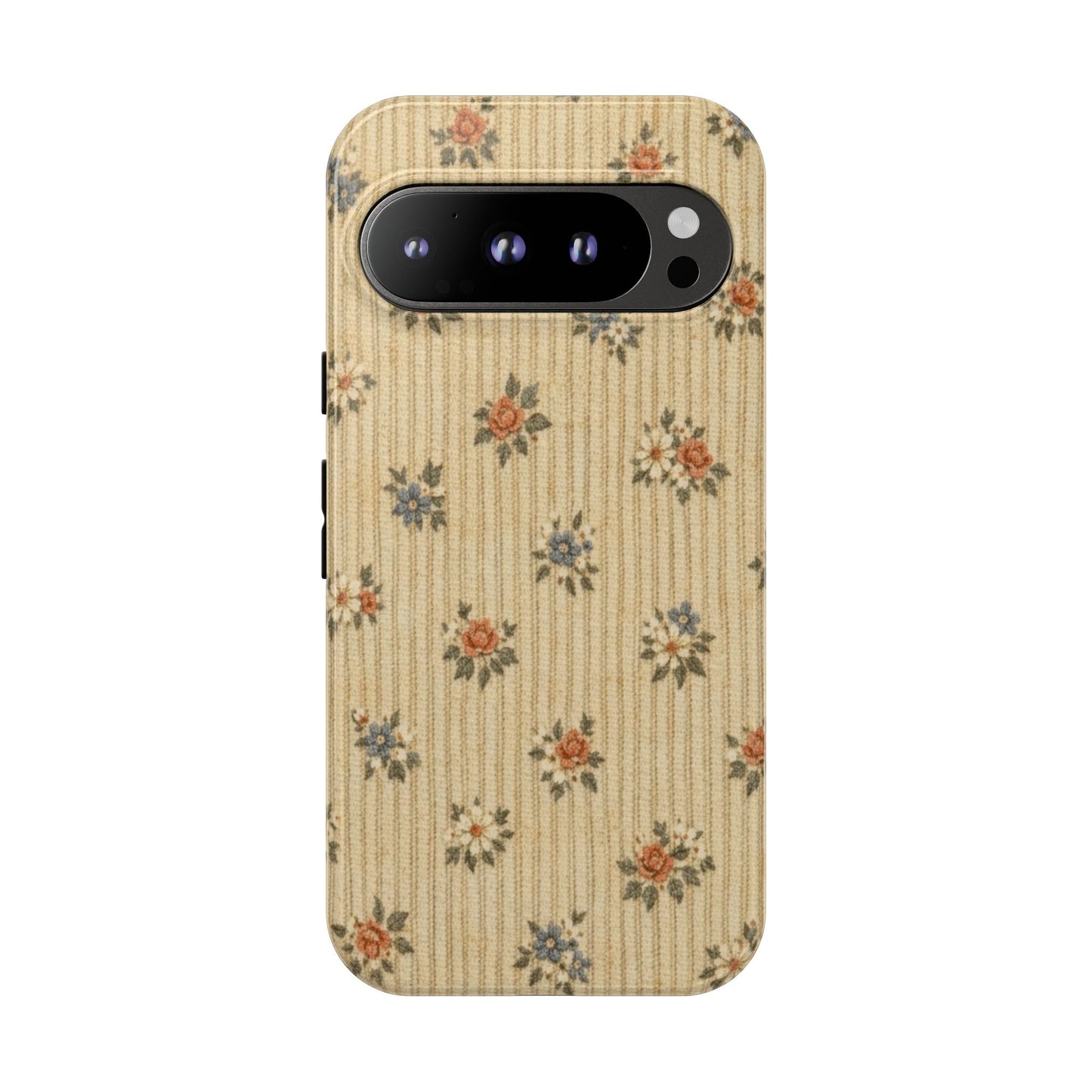 Striped Floral Tough Case