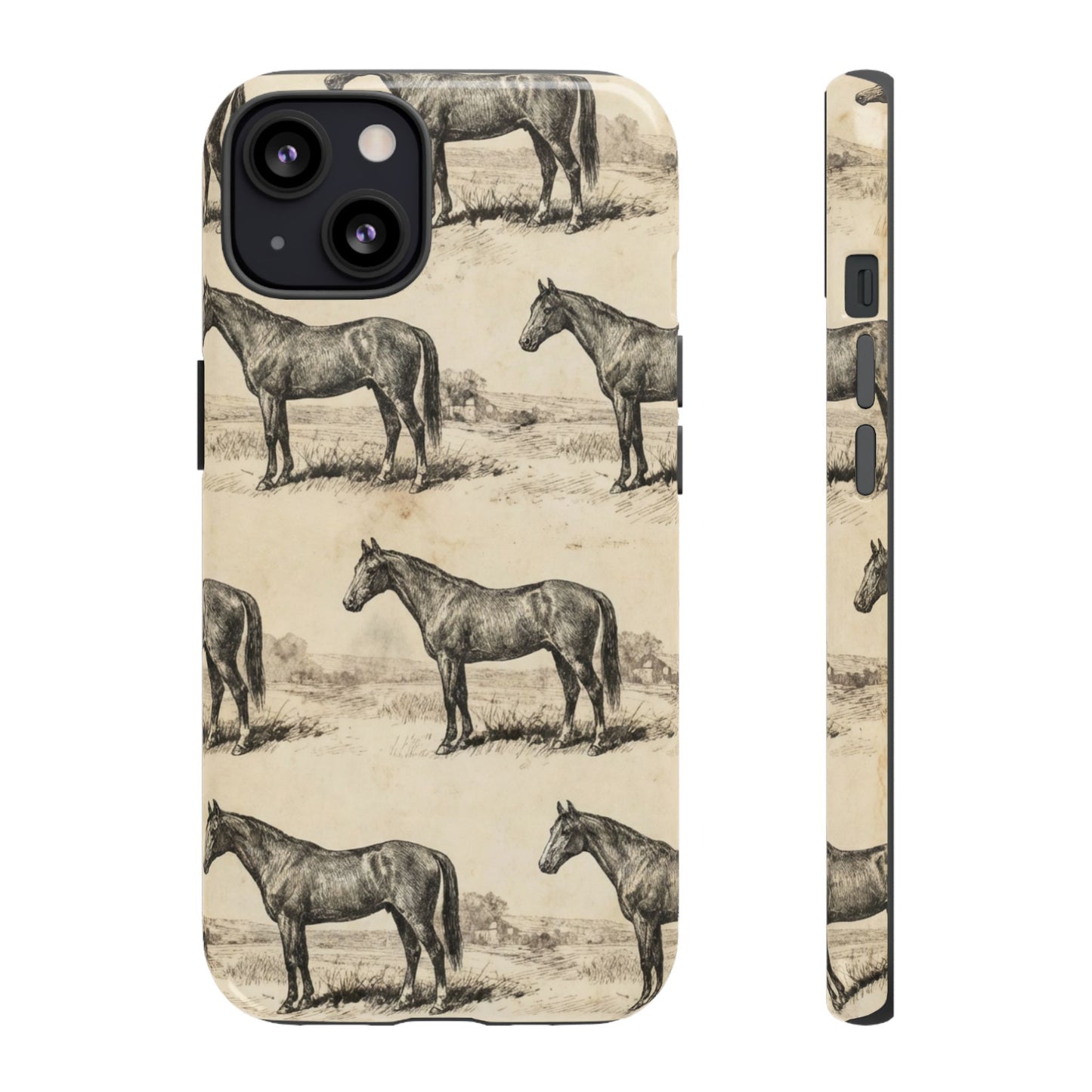 Vintage Horses Tough Case