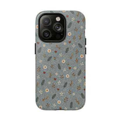 Antler Daisies Snow Magnetic Case