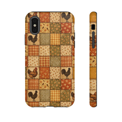 Chickens Patchwork Tough Case