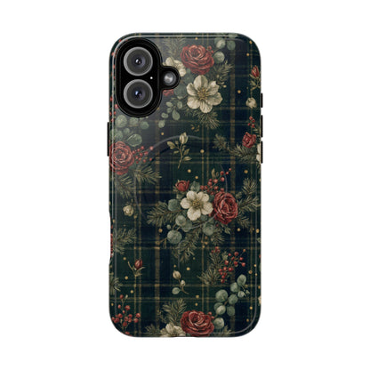 Tartan Roses Magnetic Case