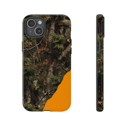 Torn Camo Orange Tough Case