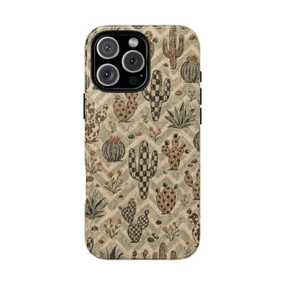 Checkered Cactus Tough Case