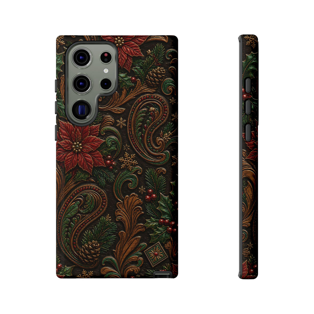 Carved Christmas Paisley Tough Case