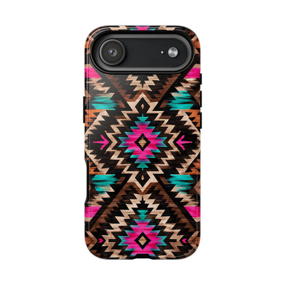 Neon Aztec Rug Tough Case