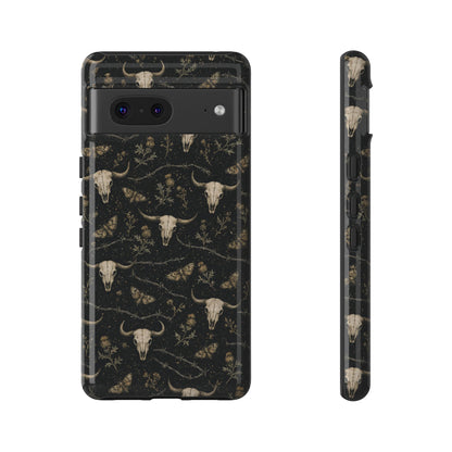 Bull Skull Barbwire Tough Case