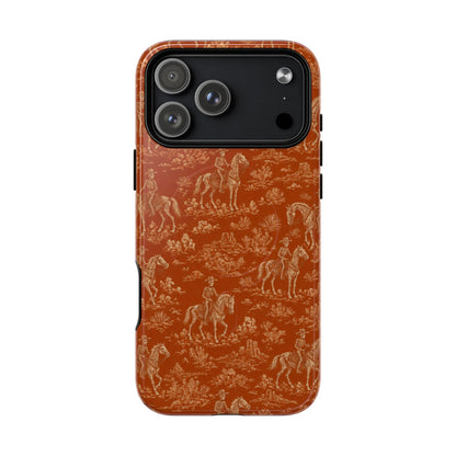 Cowboy Skeleton Toile Magnetic Case