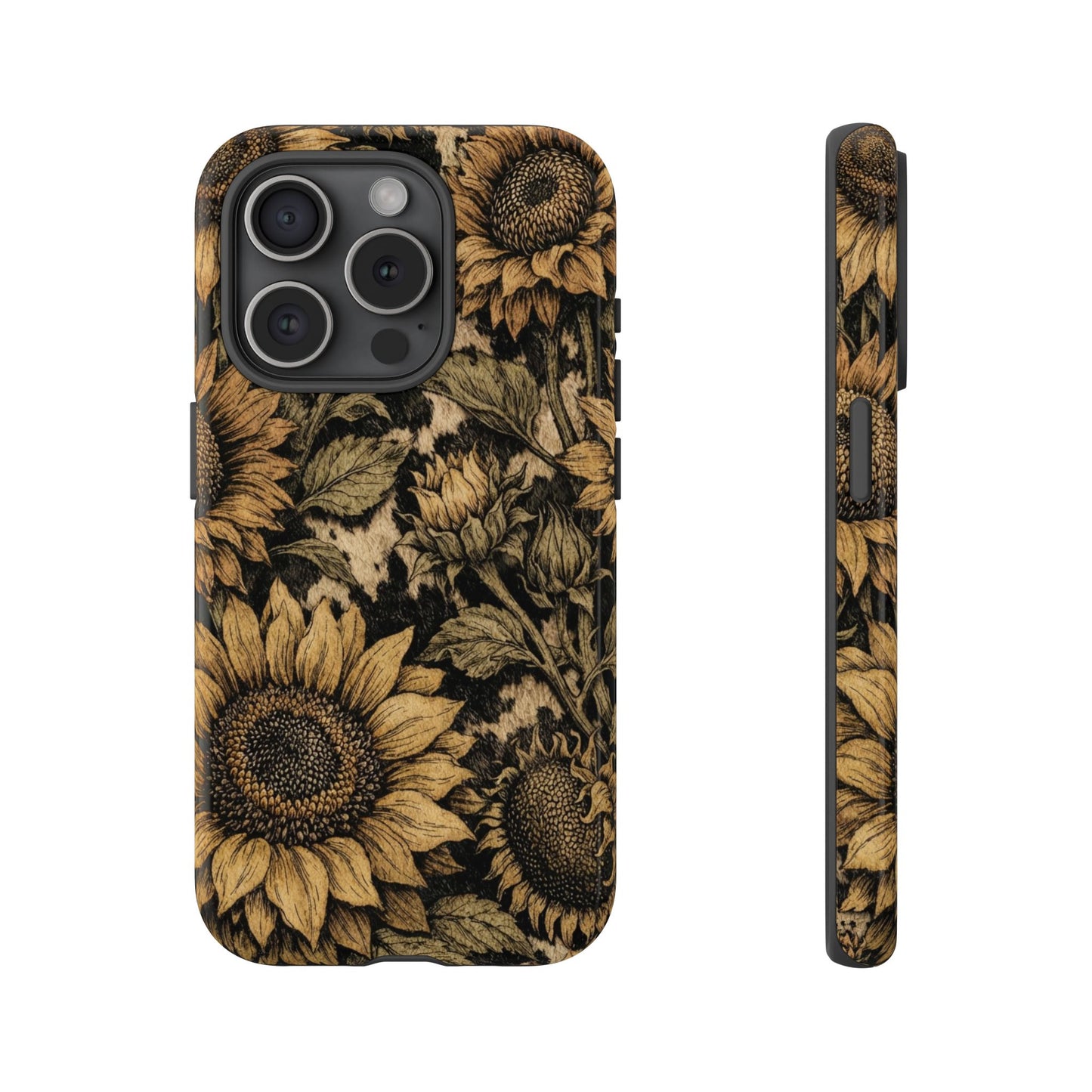 Cowhide Sunflowers Tough Case