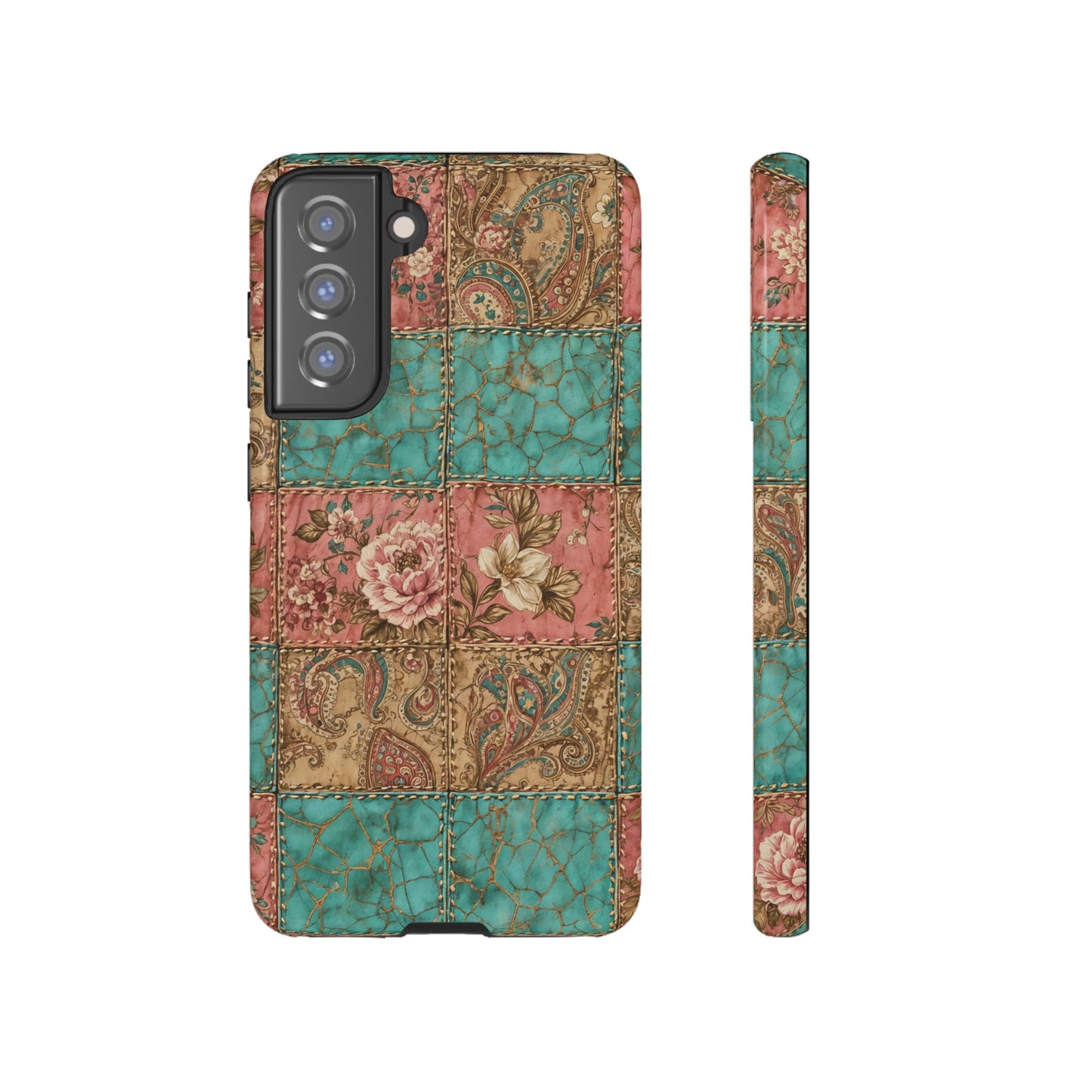 Turquoise Paisley Tough Case