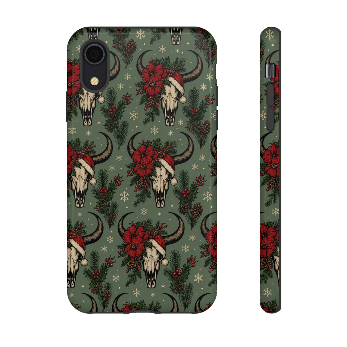 Santa Bull Skulls Tough Case
