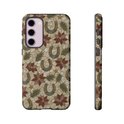 Pearl Horseshoe Poinsettia Tough Case