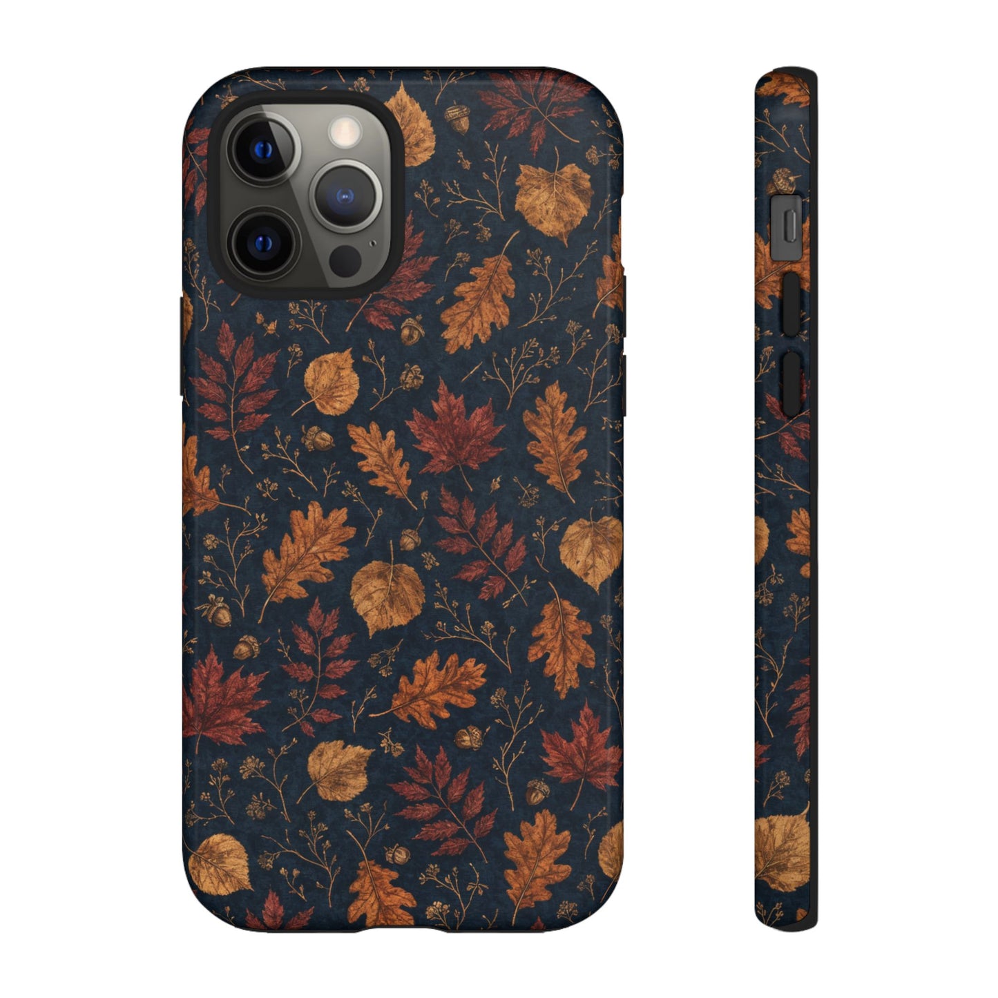 Navy Oak Leaf Tough Case