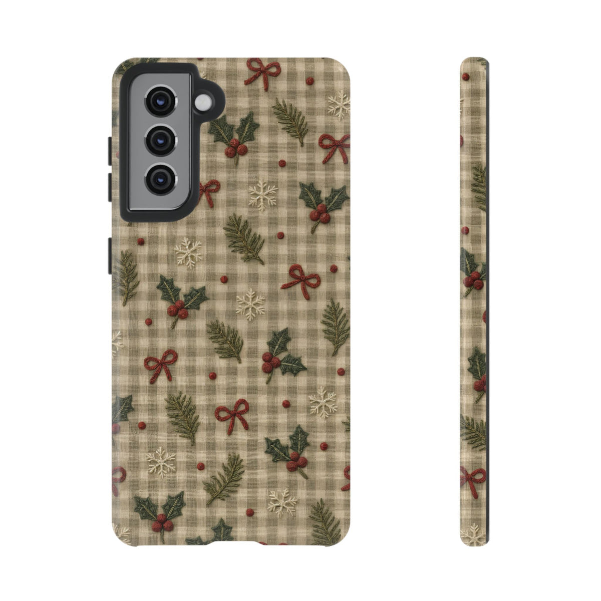 Gingham Holly Tough Case