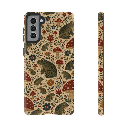 Folk Frog Toadstool Tough Case