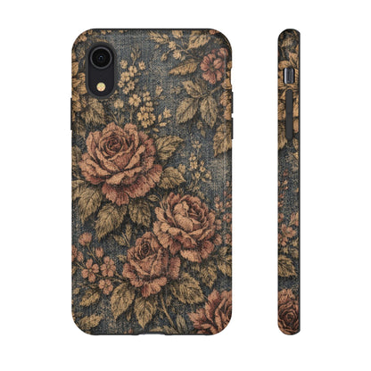 Denim Blooms Tough Case