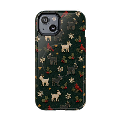 Felt Goats Cardinals Magnetic Case