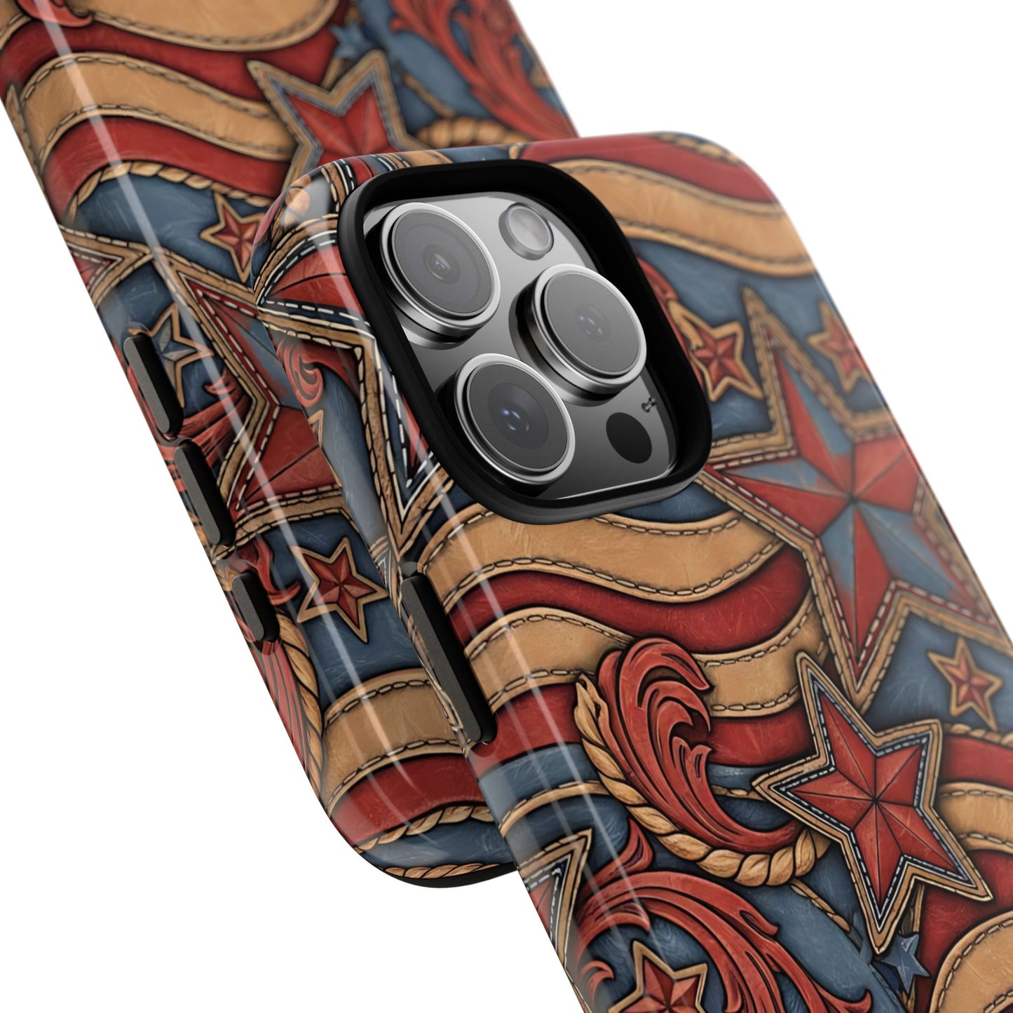Faux Tooled Americana Tough Case