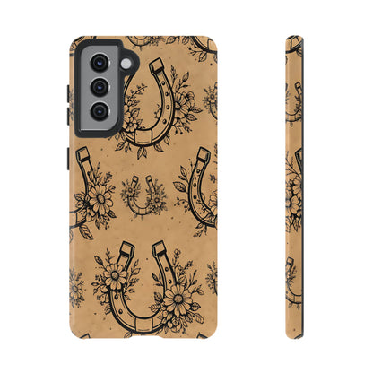 Floral Horseshoes Tough Case